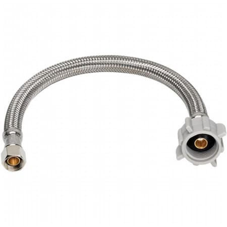 Doba-Bnt B & K Industries  Braided Stainless Steel Toilet Supply Line; 0.37 x 0.87 x 12 in. SA335792